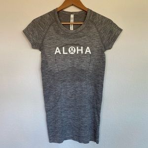 Lululemon Swiftly Tech with Hawaiian Aloha decal